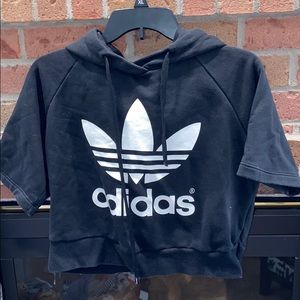 Adidas cropped hoodie
